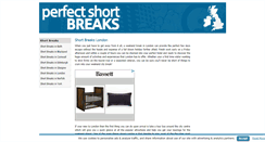 Desktop Screenshot of perfectshortbreaks.co.uk